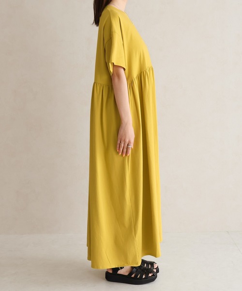 「Social GIRL」 半袖ワンピース M ブラック レディース_画像5