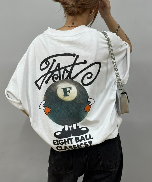 「WHO'S WHO gallery」 「cooper」半袖Tシャツ FREE チャコールグレー レディース_画像5