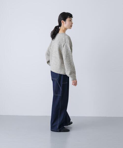 【新品】かぐれ　テープヤーンボートネックニット　ライトベージュ　2025AW かぐれ ニット セーター テープヤーンボートネックニット レディース