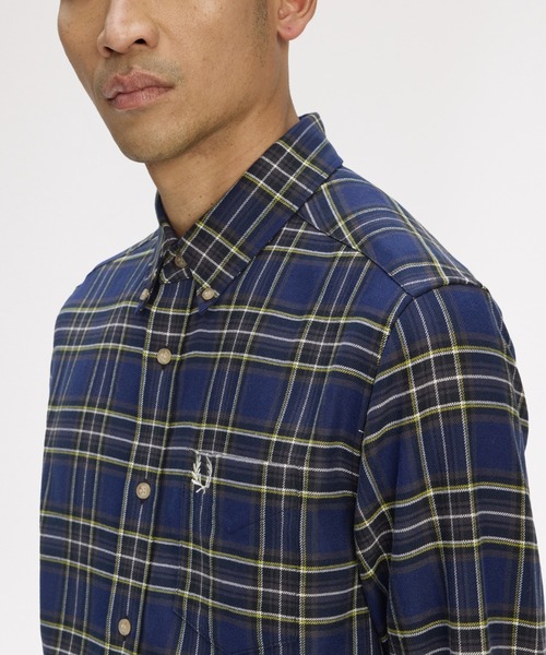 FRED PERRY（フレッドペリー） シャツ Brushed Twill Tartan Shirt