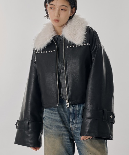 【極美品】ソークロース レザージャケット ファー付ダウンベストセット S 黒 DIDDI MODA ファー付きラペルブラックレザージャケット – 個性的な