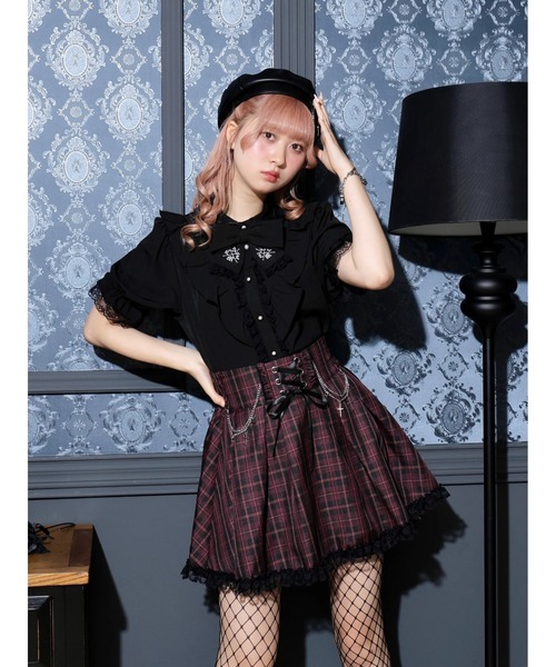 NOEMIE（ノエミー） スカート クロスチェーンレースアップスカパン