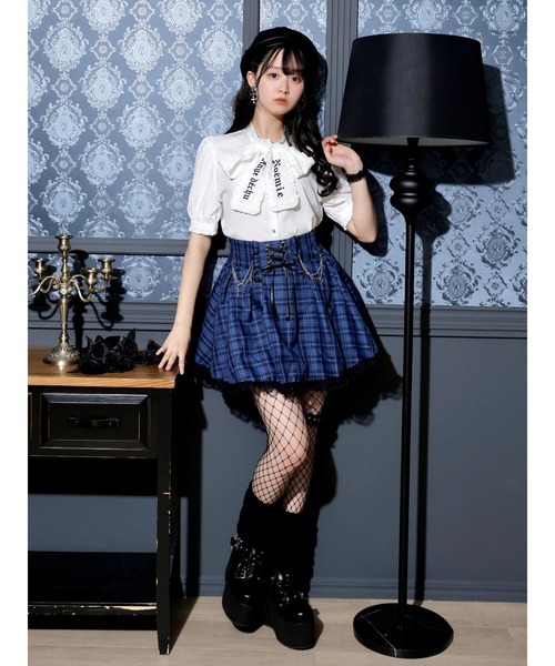 NOEMIE（ノエミー） スカート クロスチェーンレースアップスカパン