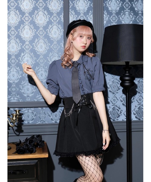 NOEMIE（ノエミー） スカート クロスチェーンレースアップスカパン