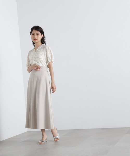 「N.（N. Natural Beauty Basic）」 半袖ブラウス MEDIUM イエロー レディース_画像6