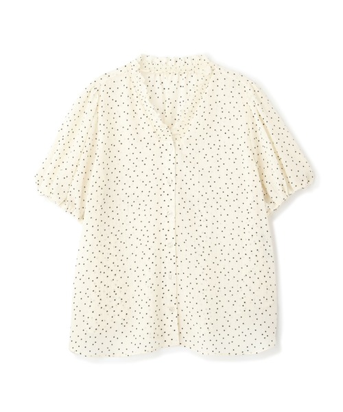 「N.（N. Natural Beauty Basic）」 半袖ブラウス MEDIUM イエロー レディース_画像9