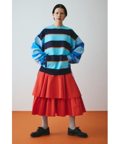 HeRIN.CYE ロング スカート Double hem skirt ダブルヘムスカート