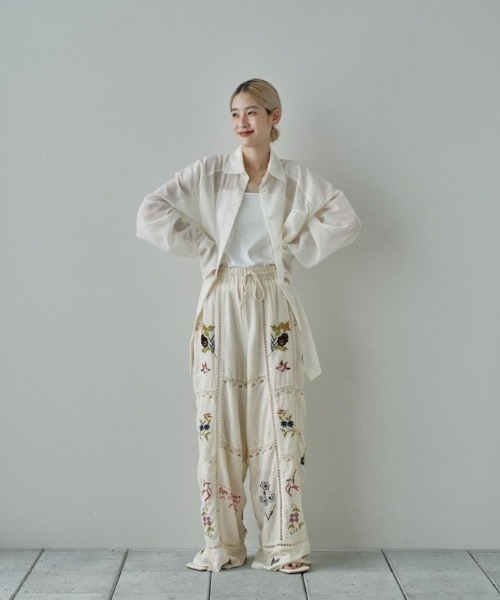 「TODAYFUL」 長袖シャツ FREE グレー レディースの画像