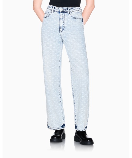 ARMANI EXCHANGE ワイドパンツ ジーンズ デニム デニムパンツ 「A|X 