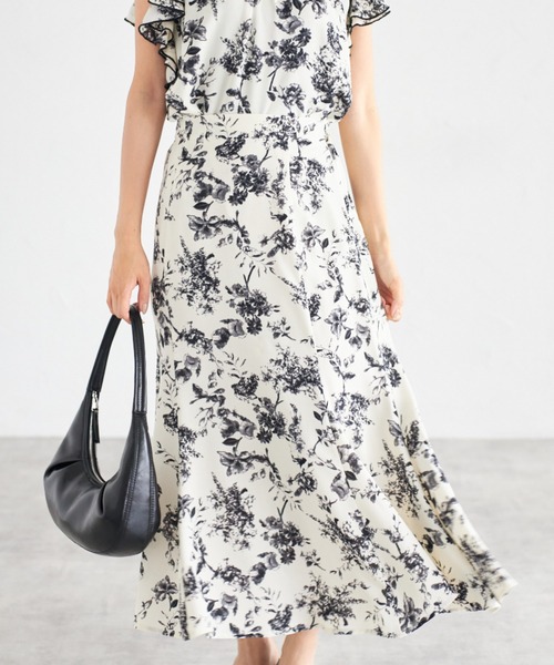 「tocco closet」 フレアスカート M ブルー レディース_画像6