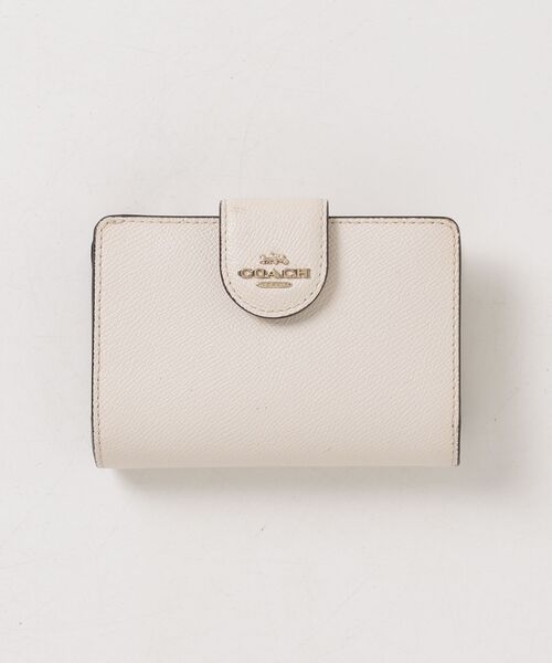 COACH 二つ折り財布 シグネチャー ベージュ ホワイト COACH（コーチ） 財布 - ベージュ レディース : ZOZOTOWN Yahoo!店