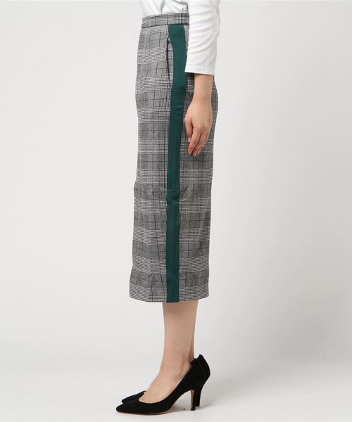 【新品】Samantha VEGAサマンサベガ　チェックラインスカート スカート チェックラインスカート S