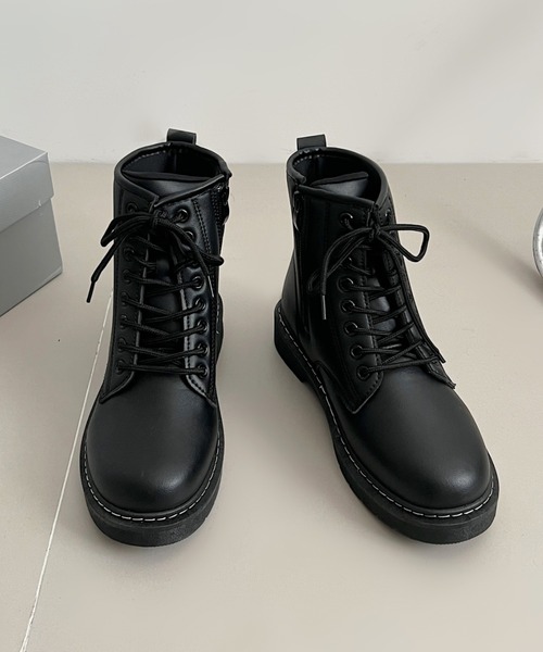 uni's room■リアルラムスキンレースアップブーツ SS-AW25-30 Shoes in Closet ブーツ レースアップ ワークブーツ 7897