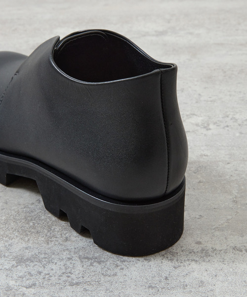 PADRONE ブーツ パドローネ / INSTEP GORE SHORT BOOTS with