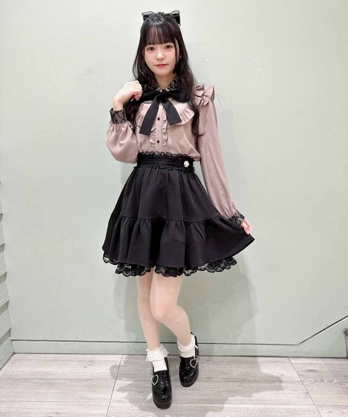 ROJITA スカート Wフリルフレアスカート : ZOZOTOWN Yahoo!店