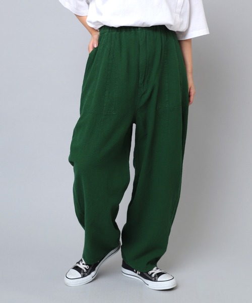 URCH RNA パンツ R4061 リネンレーヨンコックパンツ レディース