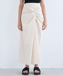 LANVIN en Bleu スカート ツイストドレープスカート : ZOZOTOWN