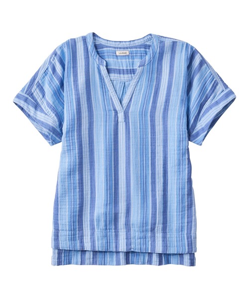 tシャツ クラウド・ガーゼ・シャツ、半袖 ジャパン・フィット レディース L.L.Bean tシャツ クラウド・ガーゼ・シャツ、半袖 ジャパン