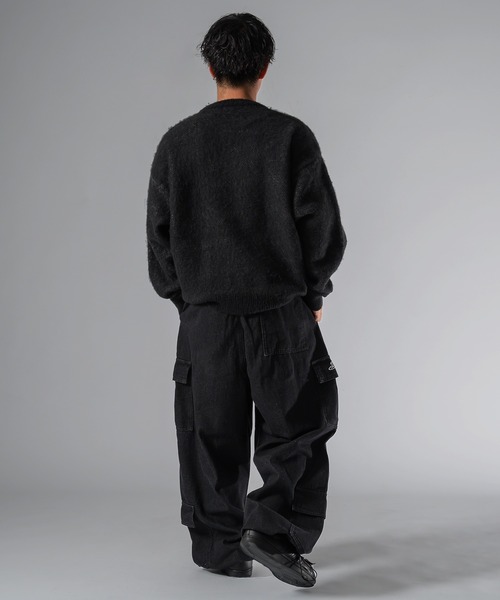 kutir パンツ カーゴパンツ 「低身長向けアイテム」裾絞りダブル