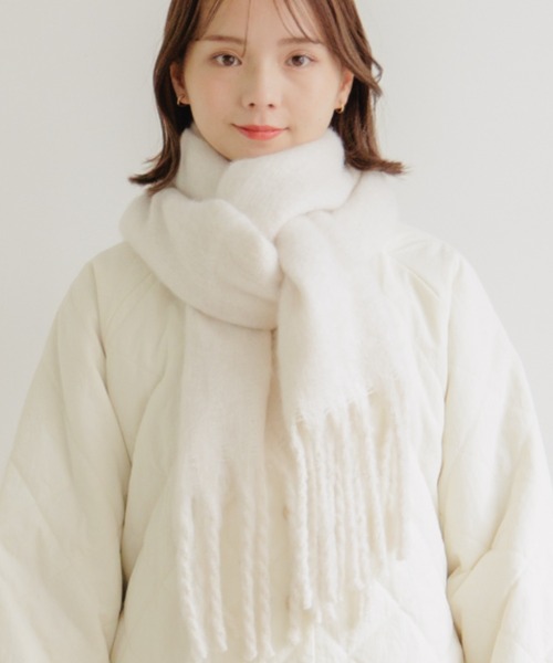 poppy フラワーガーデンマフラー ショッピングゴー shoppinggo マフラー ボア ストール ファー