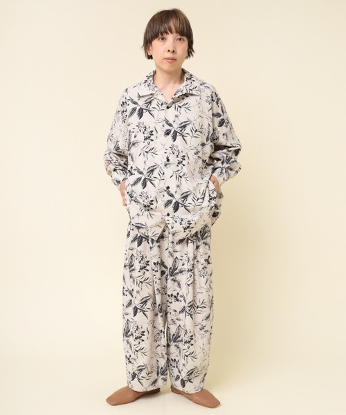 RNA-N パンツ R4176 植物柄プリントバルーンパンツ レディース