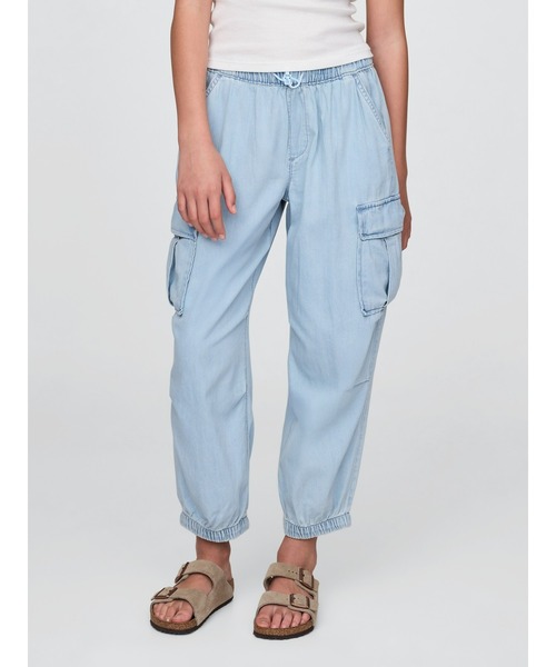 00s OLD GAP リネン パラシュート カーゴパンツ バギー 裾絞り 00s OLD GAP リネン パラシュート カーゴパンツ バギー 裾絞り