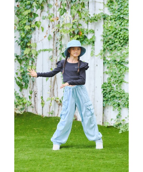 GAP パンツ デニムカーゴパラシュートパンツ（キッズ） キッズ