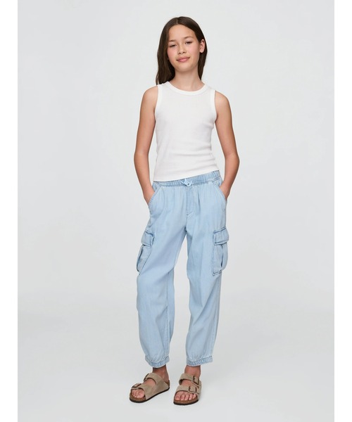 Gap デニム　カーゴパンツ GAP パンツ デニムカーゴパラシュートパンツ（キッズ） キッズ