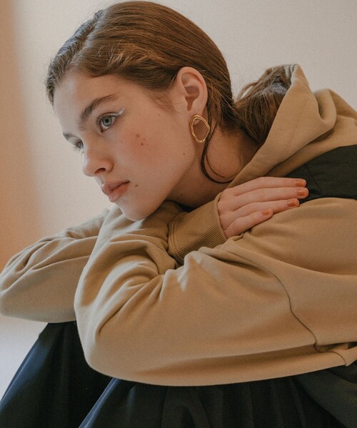 トレーナー スウェット CREDONA/クレドナ 別注 刺繍ロゴフーディー レディース FREAK'S STORE トレーナー スウェット CREDONA/クレドナ 別注