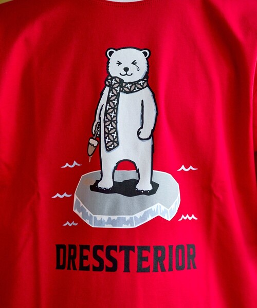 DRESSTERIOR tシャツ 「接触冷感/抗菌防臭/消臭」ICE CLEAR