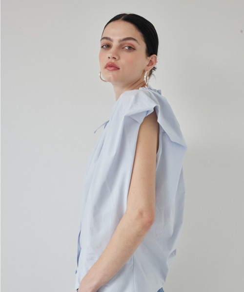 ALEXIA STAM ブラウス シャツ Gathered Neck Blouse /ギャザー