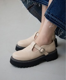AZUL BY MOUSSY ローファー Tストラップ厚底ローファー
