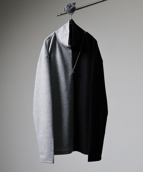 REGIEVO セーター ニット Turtleneck knit with necklace