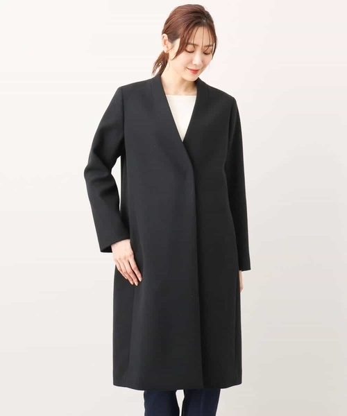 JOURNALSTANDARD Vネックダブルフロントコート【未使用】ノーカラー JOURNALSTANDARD Vネックダブルフロントコート【未使用】ノー