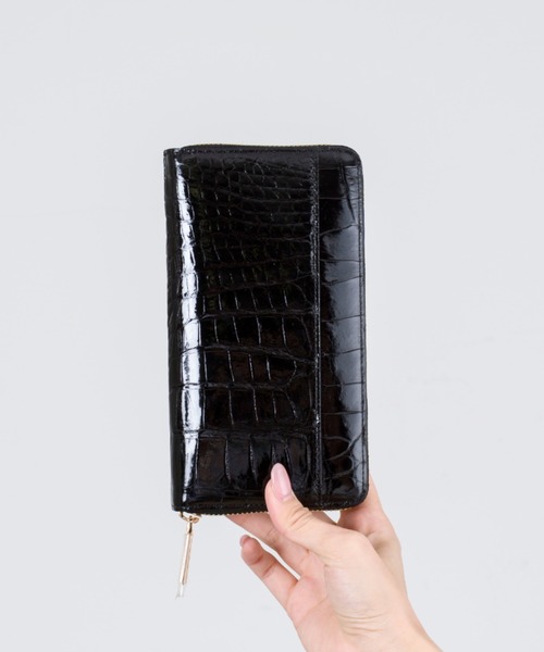 BARNEYS NEW YORK♡クロコダイル調長財布 BELLIES YORK 財布 「BELLIES YORK/ベリーズヨーク