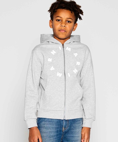 大人もOK! Marni Kids ロゴプリントジップパーカー MARNI トレーナー MARNI(マルニ)Kids ＆ Junior サークル
