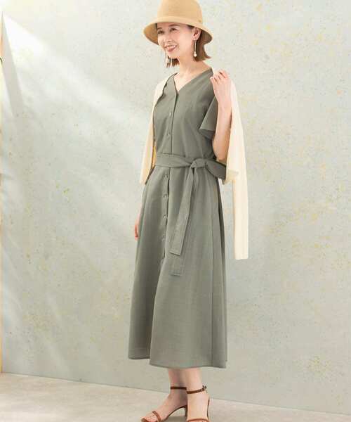 URBAN RESEARCH ROSSO WOMEN」 半袖ワンピース FREE ミント