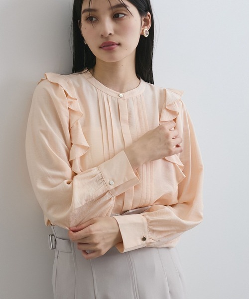 ブラウス シャツ 「洗える」ピンタックブラウス レディース 洗える】ピンタックブラウス(ブラウス・シャツ) | a.v.v(アー