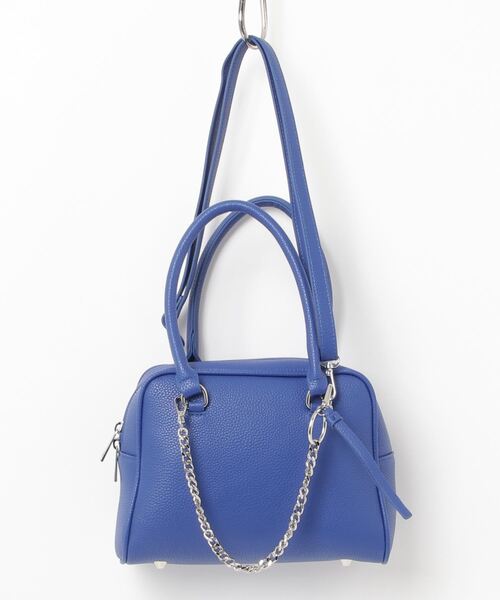 VELETTO ボストンバッグ (VELETTO)CHAIN CHARM BOSTON BAG