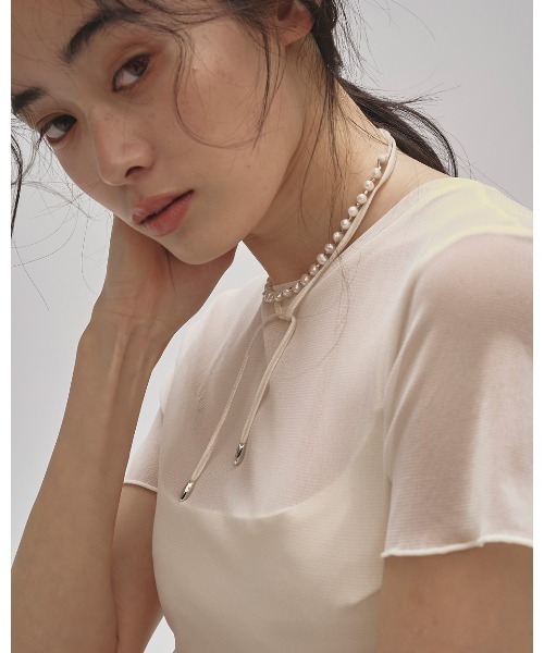 TODAYFUL ネックレス Pearl Ribbon Choker レディース