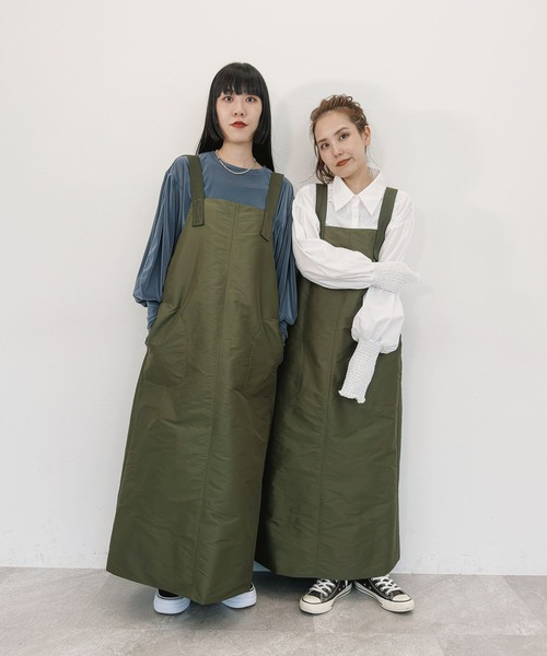 niko and... ワークサロペットスカート niko and（ニコアンド）の「[niko and JEANS 2023AW]V