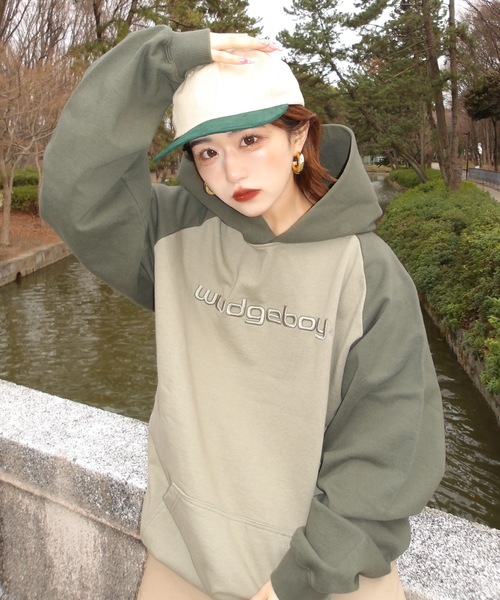 WudgeBoy パーカー raglan hoodie メンズ レディース : ZOZOTOWN
