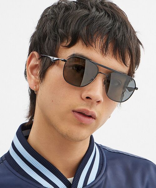 COACH サングラス C ハードウェア メタル ナビゲーター メンズ