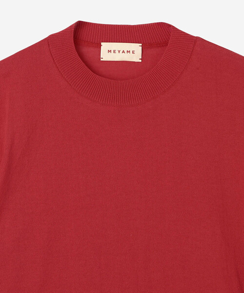 MEYAME ニット セーター |「別注」コットンニット半袖Tシャツ
