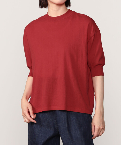 MEYAME ニット セーター |「別注」コットンニット半袖Tシャツ