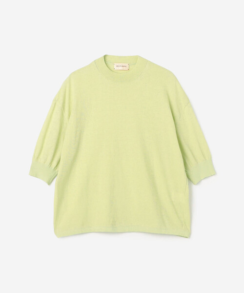 MEYAME ニット セーター |「別注」コットンニット半袖Tシャツ