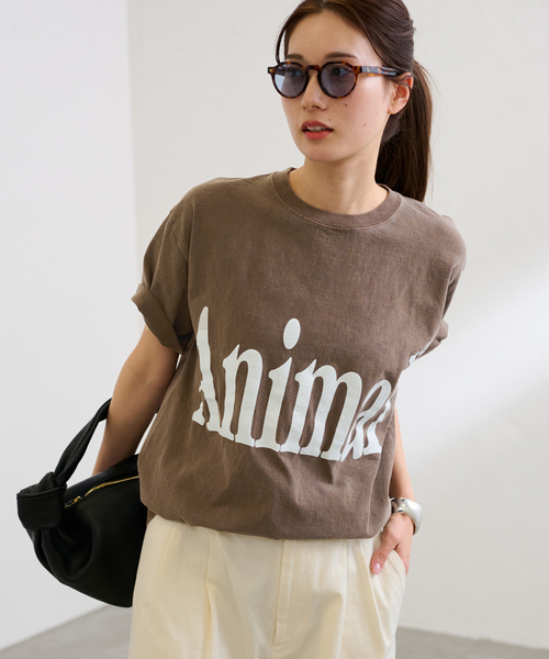 春夏新作 FRAMeWORK tシャツ STUDIO WEAREALLANIMALS 別注 Animals Le トップス