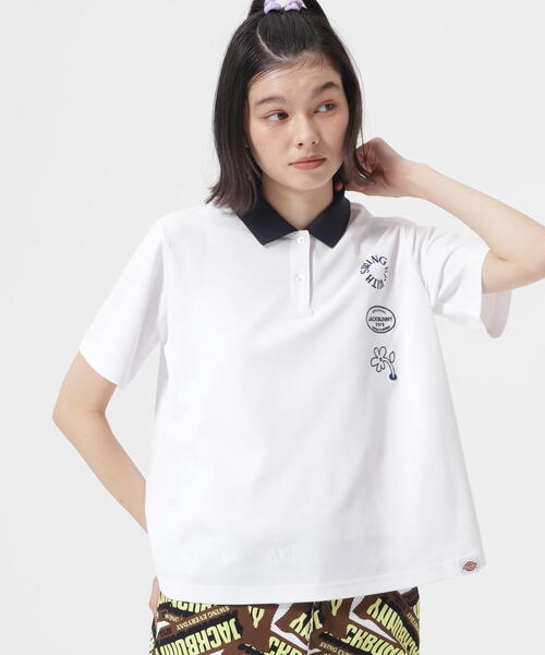 ポロシャツ ポロ 「Jack Bunny!!」「Dickies」PEカノコ半袖ポロシャツ レディース