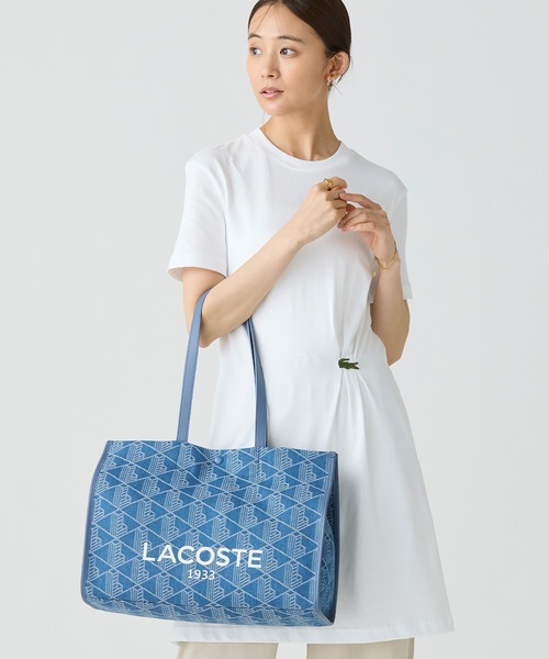 【LACOSTE】SALE! ★パステルカラー トートバッグ★ セール】アンナシーズナル クリアトートバッグ（トートバッグ