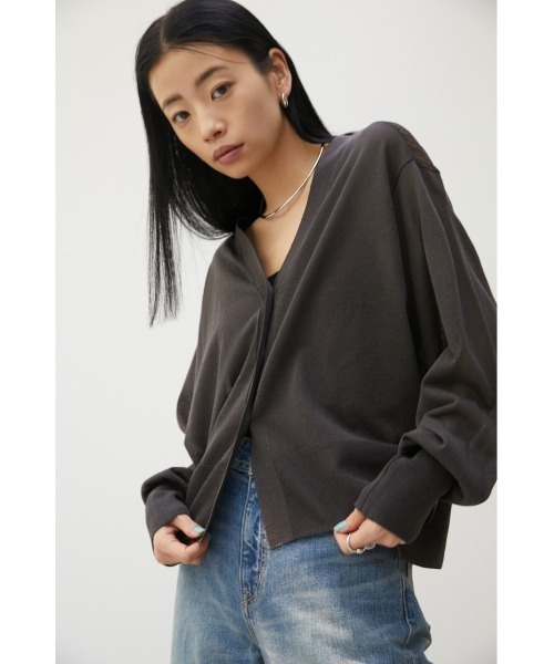 「crie conforto」 カーディガン FREE ブルー レディース_画像2